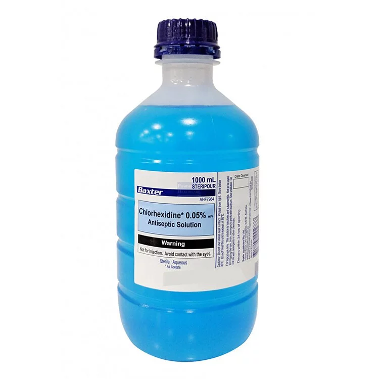 Baxter - 消毒藥水 (藍水) (0.05% Chlorhexidine) 500mL