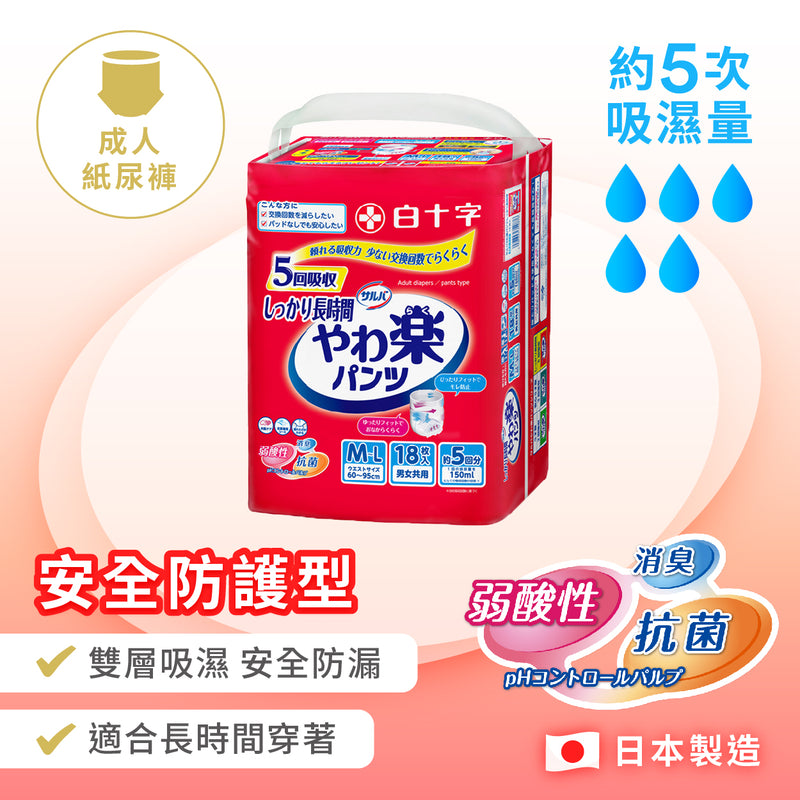 日本喜舒樂成人紙尿褲 (安全防護型)